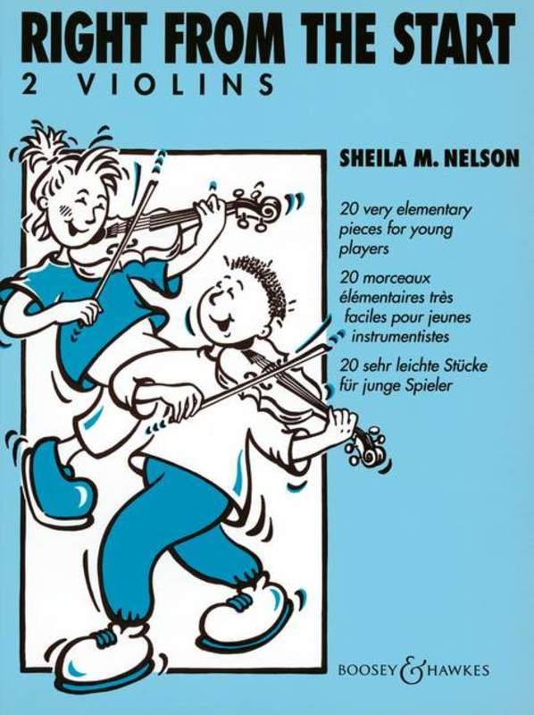Sheila Mary Nelson: Right from the Start — 2 Violins Duet (Boosey & Hawkes)