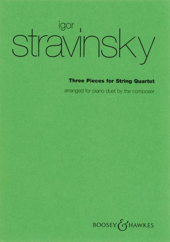 3 Pieces Str Qrt Piano Book