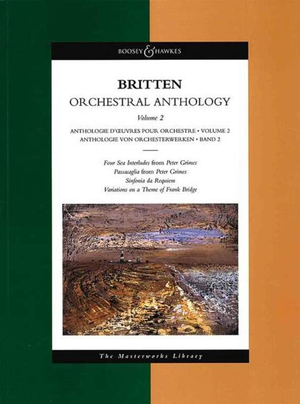 Britten Orchestral Anthology Vol 2 Full Score, 252 Pages, Boosey & Hawkes, Study Score