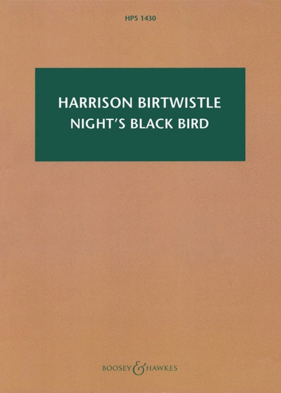 Nights Black Bird Study Score Hps 1430