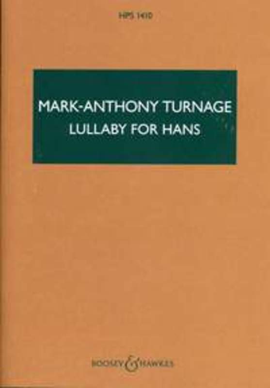 Lullaby For Hans String Orch Study Sc Hps1410 Book