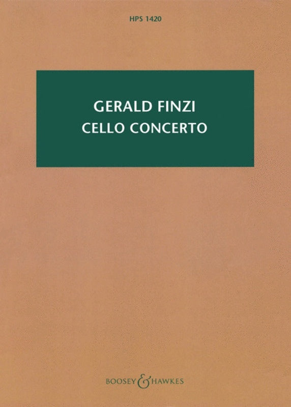 Cello Concerto Study Score Book