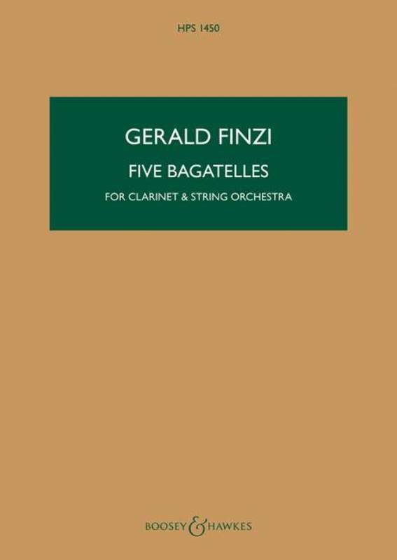 Five Bagatelles Study Score
