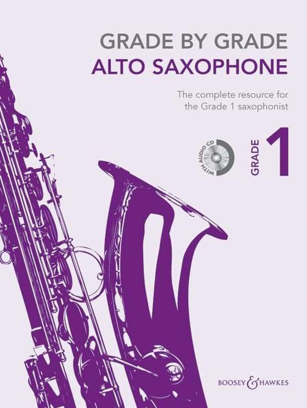 Grade by Grade: Alto Saxophone, Grade 1 — Book & CD (Boosey & Hawkes)