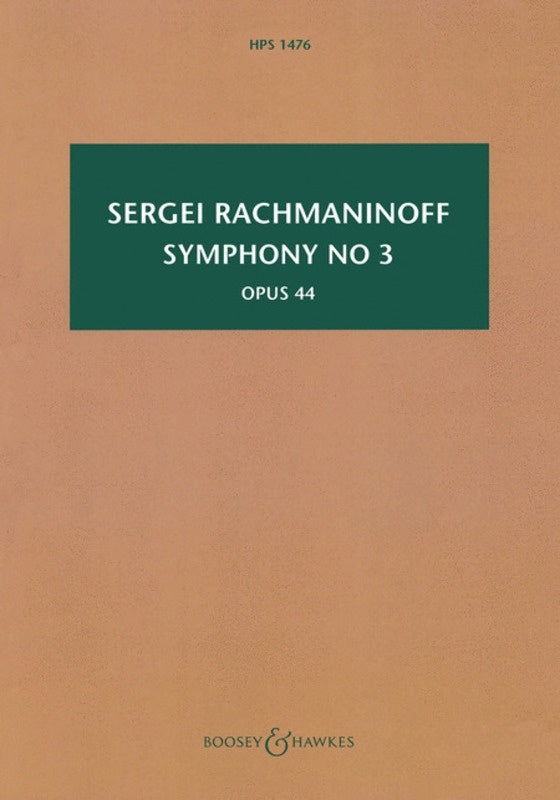 Symphony No 3 Op 44 Study Sc