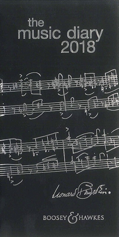 Boosey And Hawkes Music Diary 2018 Black (Softcover Book)