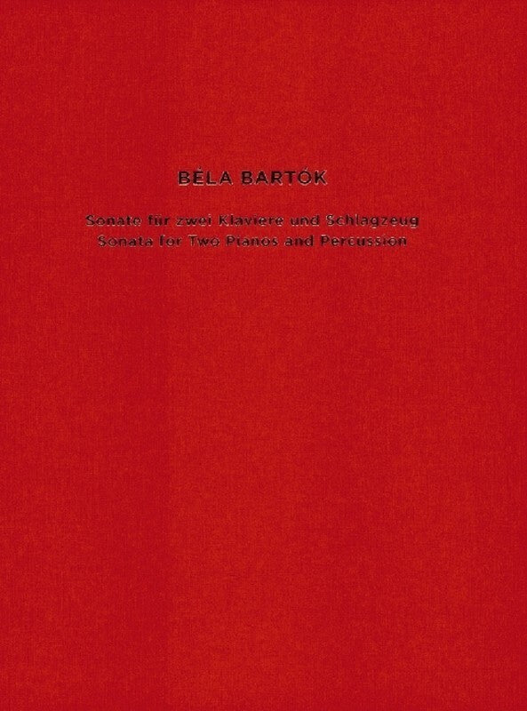 Bartok - Sonata For 2 Pianos/Percussion Score (Music Score/CD) Book