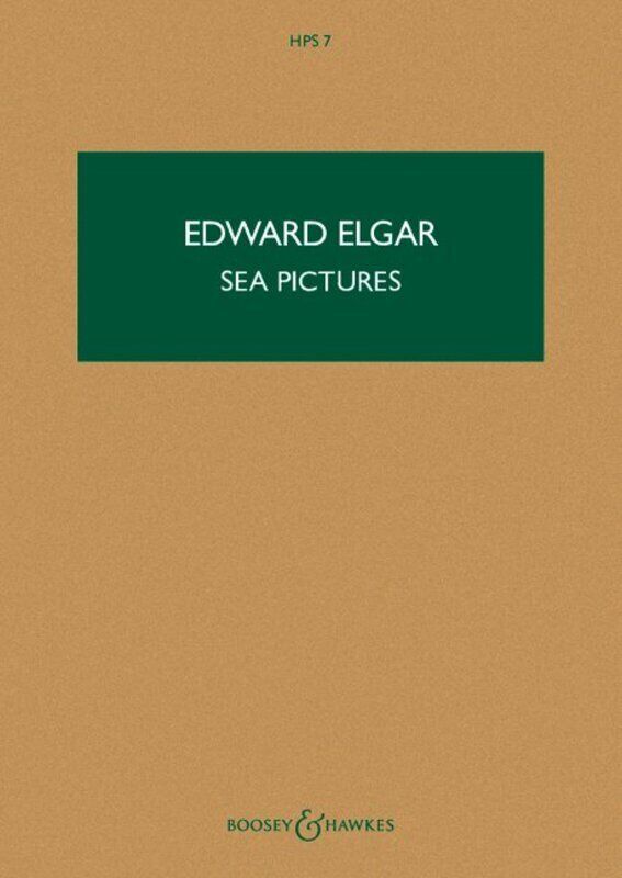 Elgar - Sea Pictures Op. 37 Contralto/Orchestra Study Score