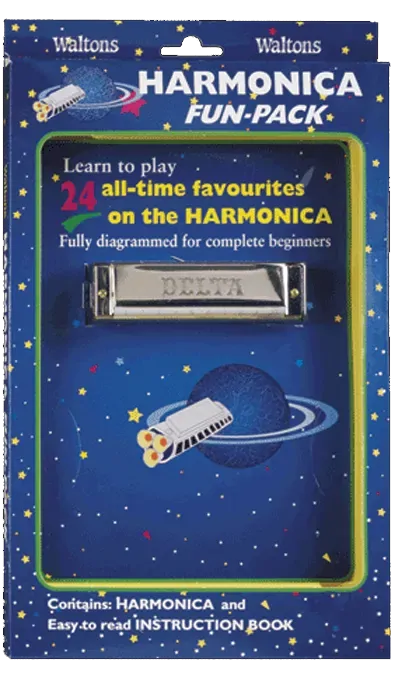Waltons C Harmonica Pack with Instruction Book - Model WM1533