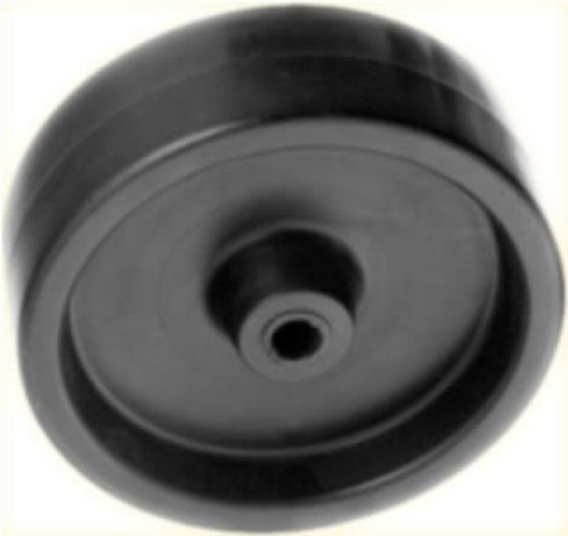 Manhasset 6" Black Polyolefin Wheel Replacement Part 1921