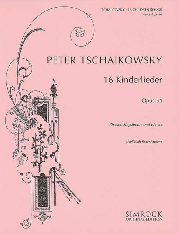 16 Childrens Songs Op 54 Voice/Piano Book