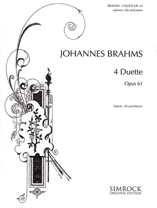 Four Duets Op 61 (S/A/ Sa)