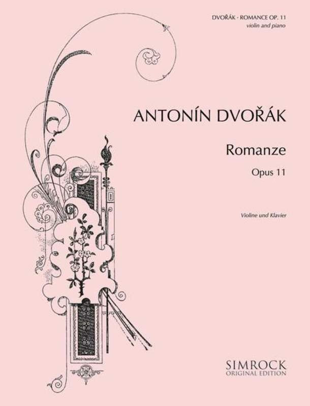 Dvorak - Romance Op 11 For Violin/Piano (Simrock)