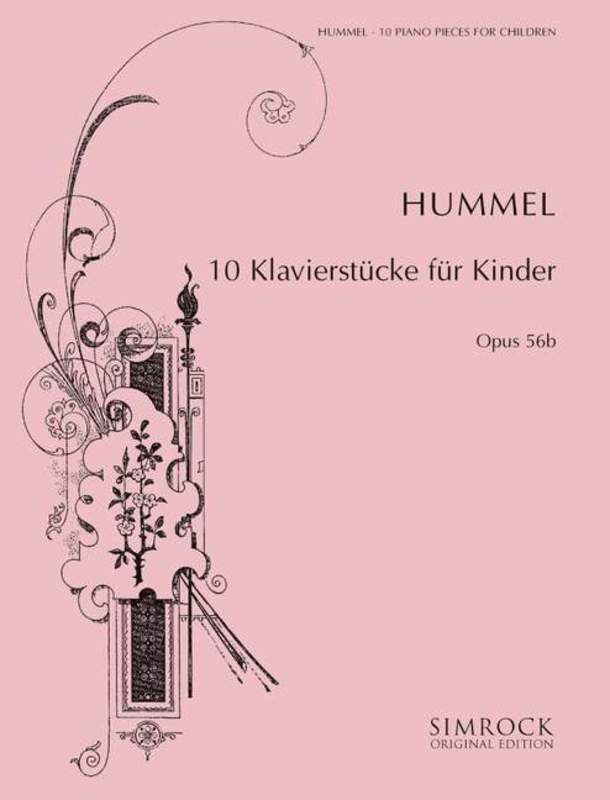 10 Piano Pieces For Children Op 56B Book