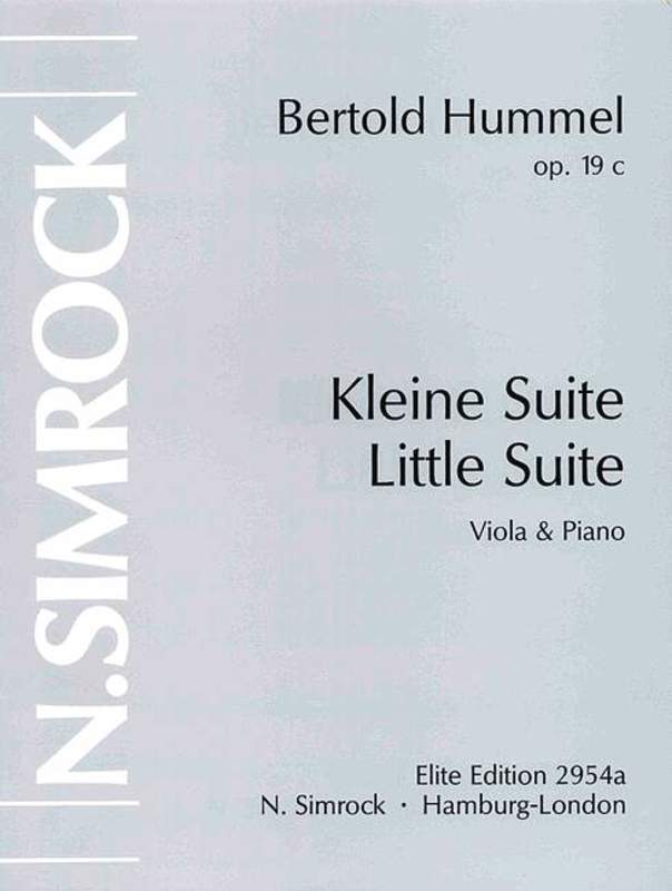 Little Suite Op19C (Vla/Piano) Book