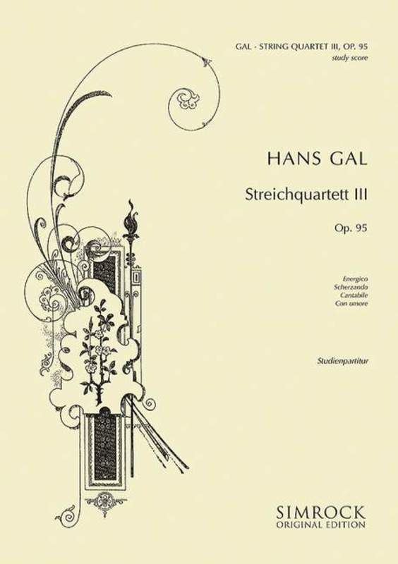 String Quartet #3 Op95 Book