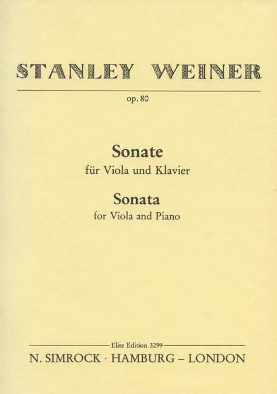 Sonata Op80 Viola Piano Book