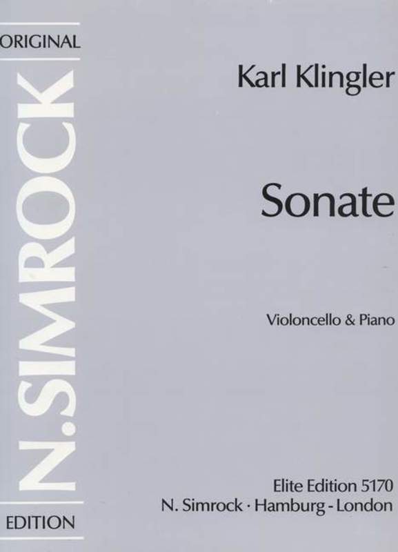 Sonate-Vc/Pn Cello Book