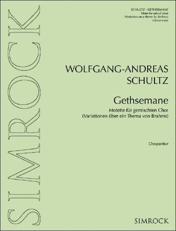 Gethsemane SATB A Cappella