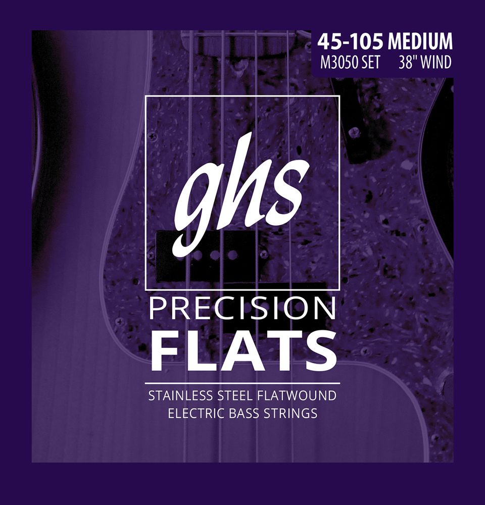 GHS M3050 (45-105) Pres Bass Flatwound