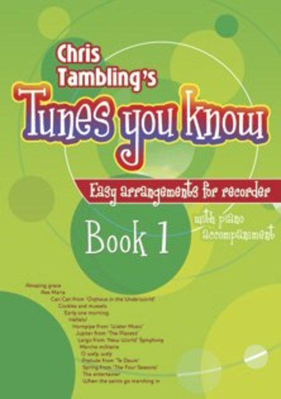 Tunes You Know Book 1 Rec/Piano Arr Tambling Book