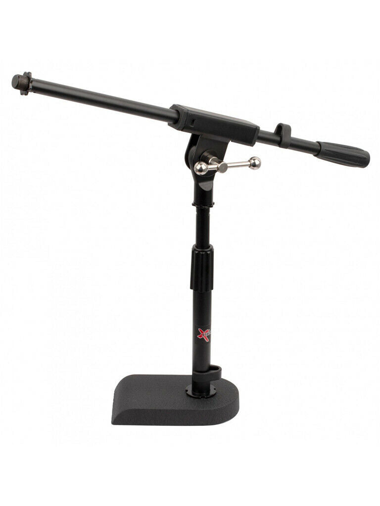 Xtreme Short Microphone Boom Stand Cast Base Boom Tilt