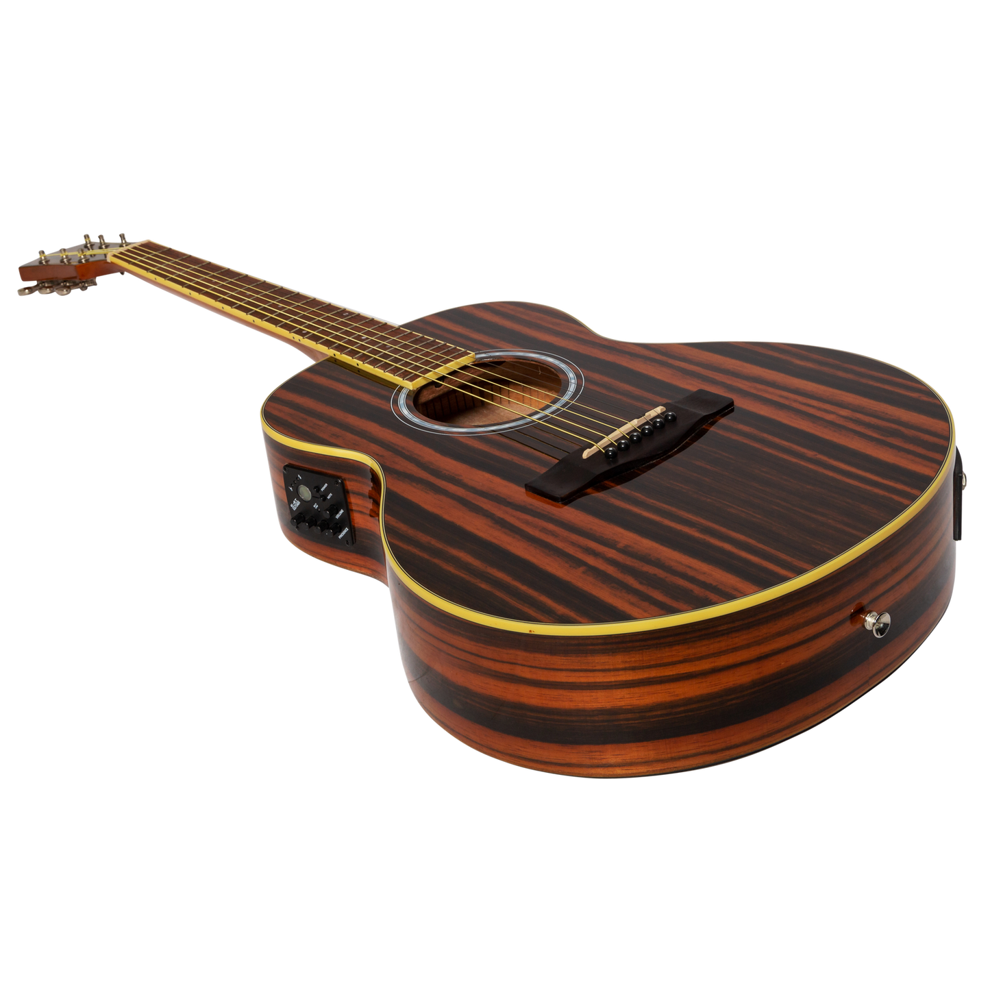 Martinez '51 Series' Acoustic-Electric Short Scale Guitar Amara Gloss — view 3