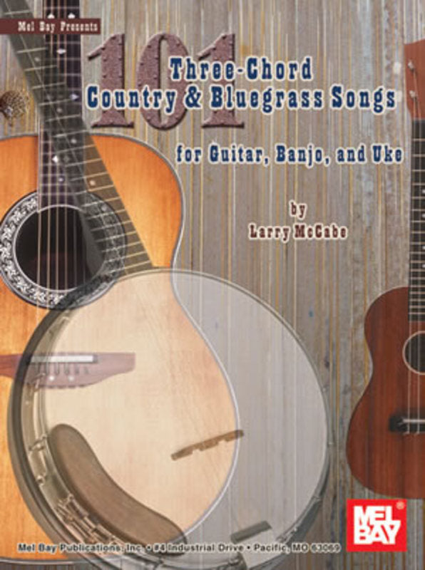 101 Three Chord Country And Bluegrass Songs (Softcover Book)