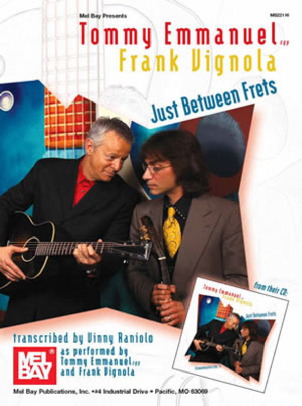 Tommy Emmanuel/Frank Vignonline Audio Just Between Frets (Softcover Book)