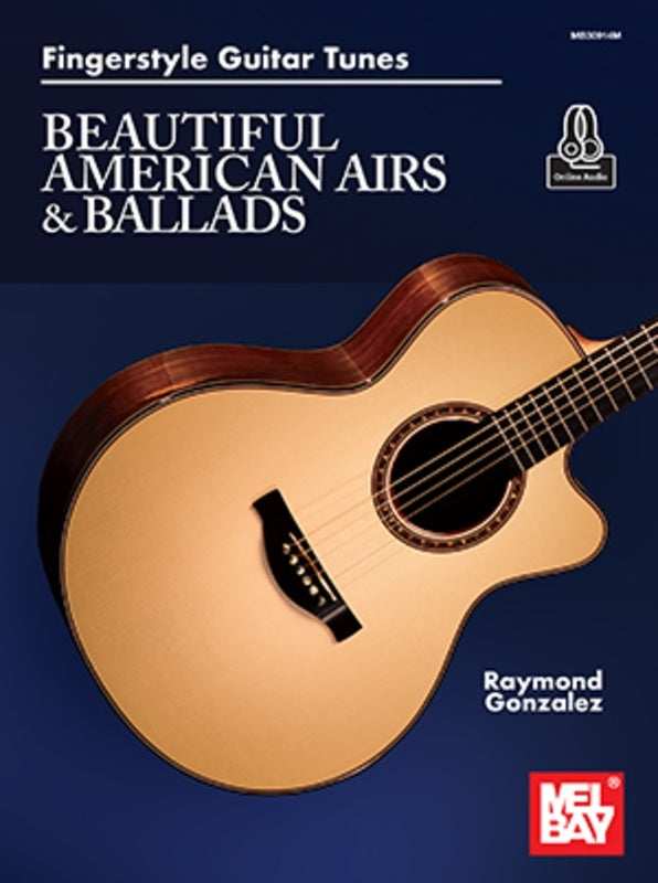 Fingerstyle Guitar Tunes Beautiful American Airs & Ballads Sftcvr/Online Audio (Guitar)