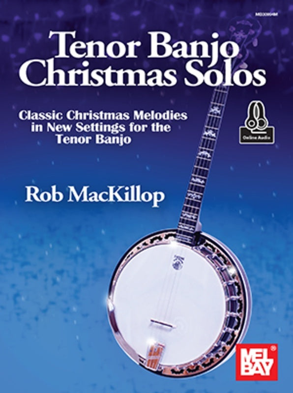Tenor Banjo Christmas Solos Notes/Tab Book/Online Audio