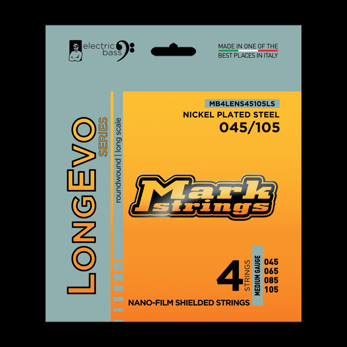 Markbass Longevo Series Nickel 4 String 45/105 Bass Set