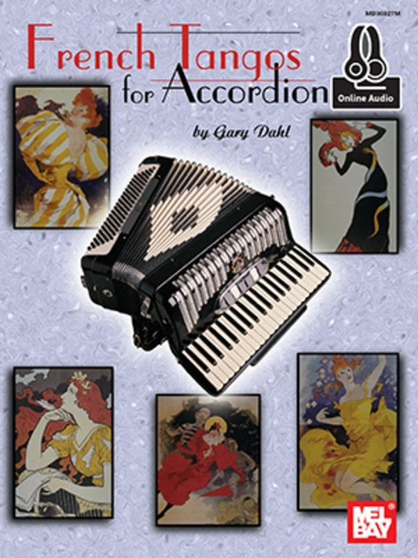 French Tangos For Accordion Book/CD Book