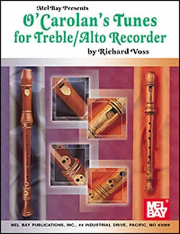 O'Caronline Audions Tunes For Treble Alto Recorder (Softcover Book)