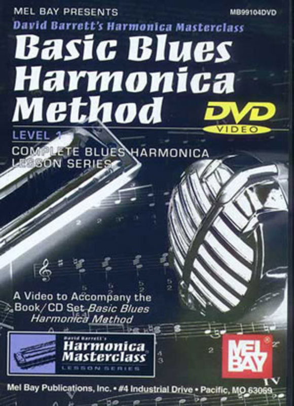 Basic Blues Harmonica Method DVD (DVD Only)