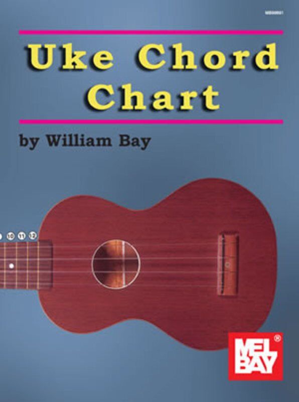 Uke Chord Chart for Soprano Ukulele in G-C-E-A Tuning by Mel Bay Publications