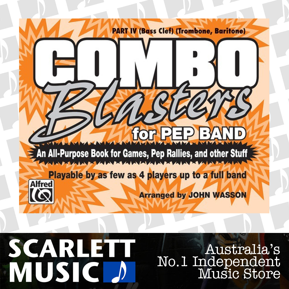 Combo Blasters For Pep Band Marching Band Part 4 Bass Clef — view 2