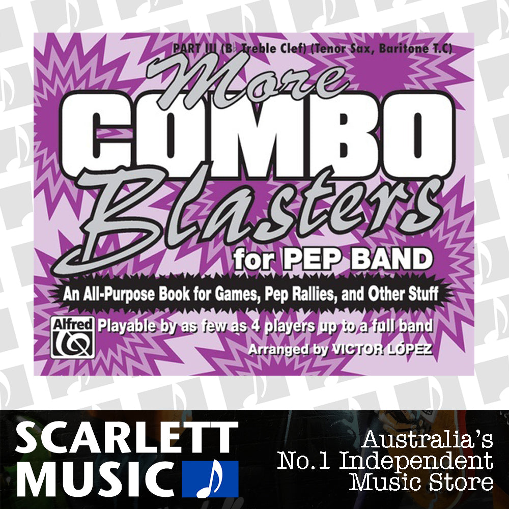 More Combo Blasters For Pep Band Marching Band Part 3 Bb Treble — view 2