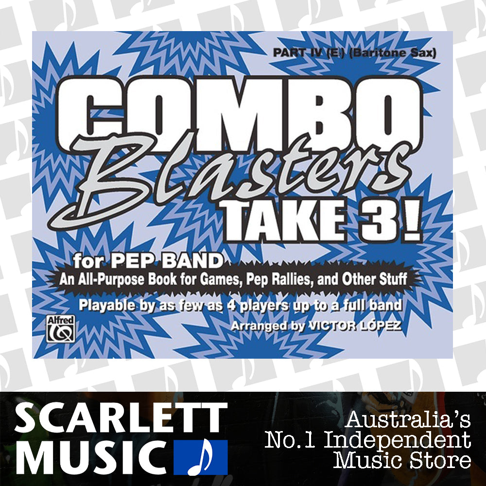 Combo Blasters Take 3 Marching Band Part 4 E Flat — view 2