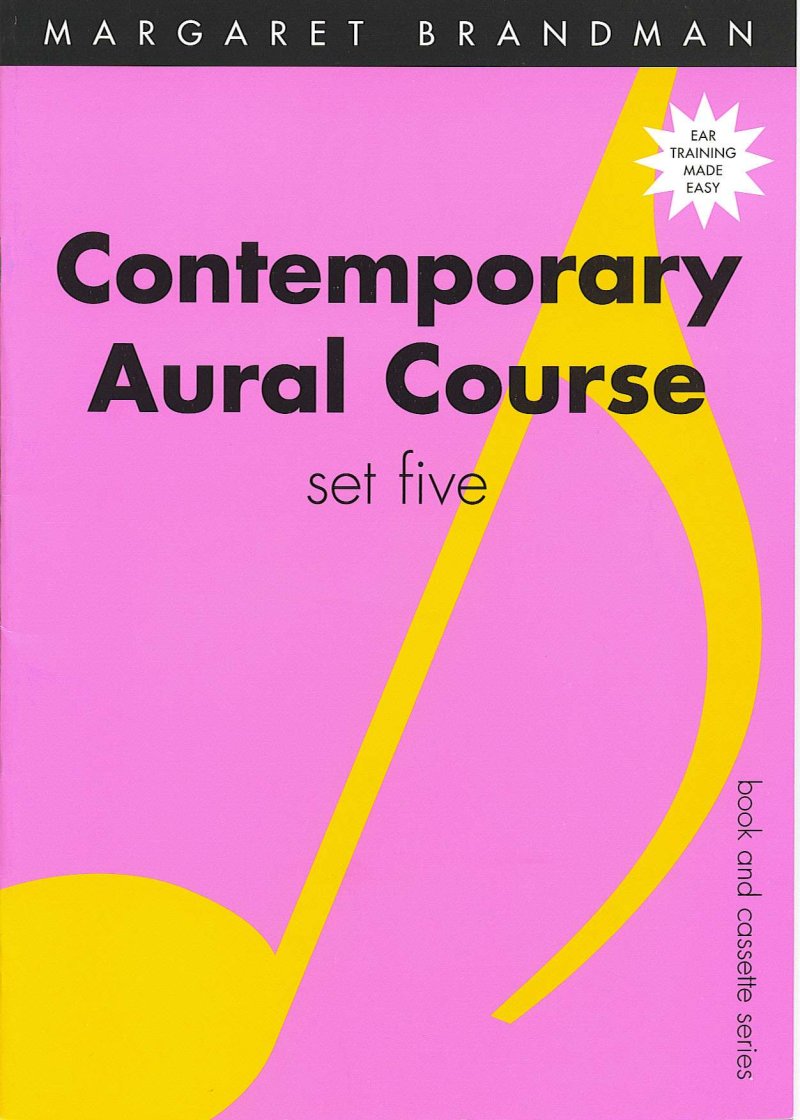 Contemporary Aural Course Set 5 Workbook Only by Margaret Brandman - Modern Music