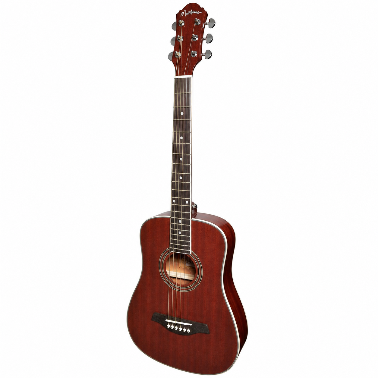 Martinez 41 Series Mahogany Acoustic Babe Traveller Guitar MBT-41G-MAH 6 String Right Handed Dreadnought
