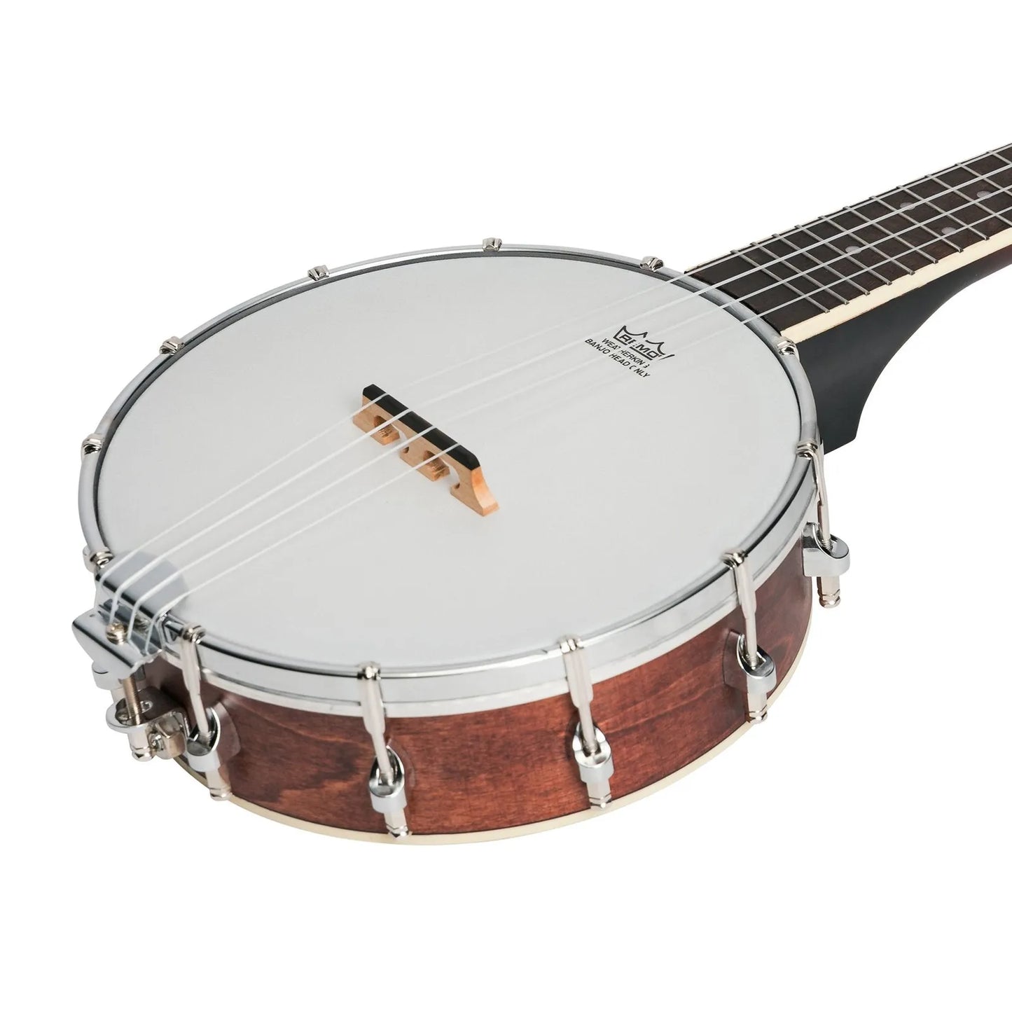 Martinez Southern Belle 24 Inch Banjo Ukulele MBU-24-NST Sunburst Satin with Padded Soft Case — view 6