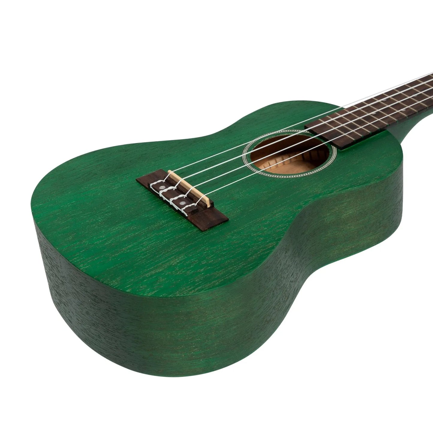 Mojo Colour Series Concert Ukulele Green MCU-C66-TGR 4-String Meranti/Nato Rosewood Bridge/Fingerboard 18 Frets 610mm Length — view 6