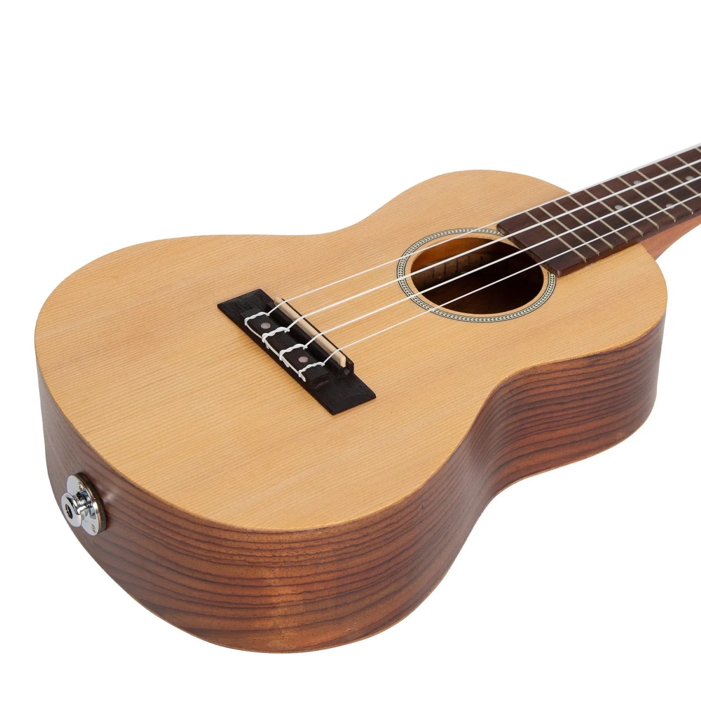 Mojo SZ40 Series Electric Concert Ukulele with Spruce Top and Rosewood Back & Sides - Natural Satin Finish — view 6