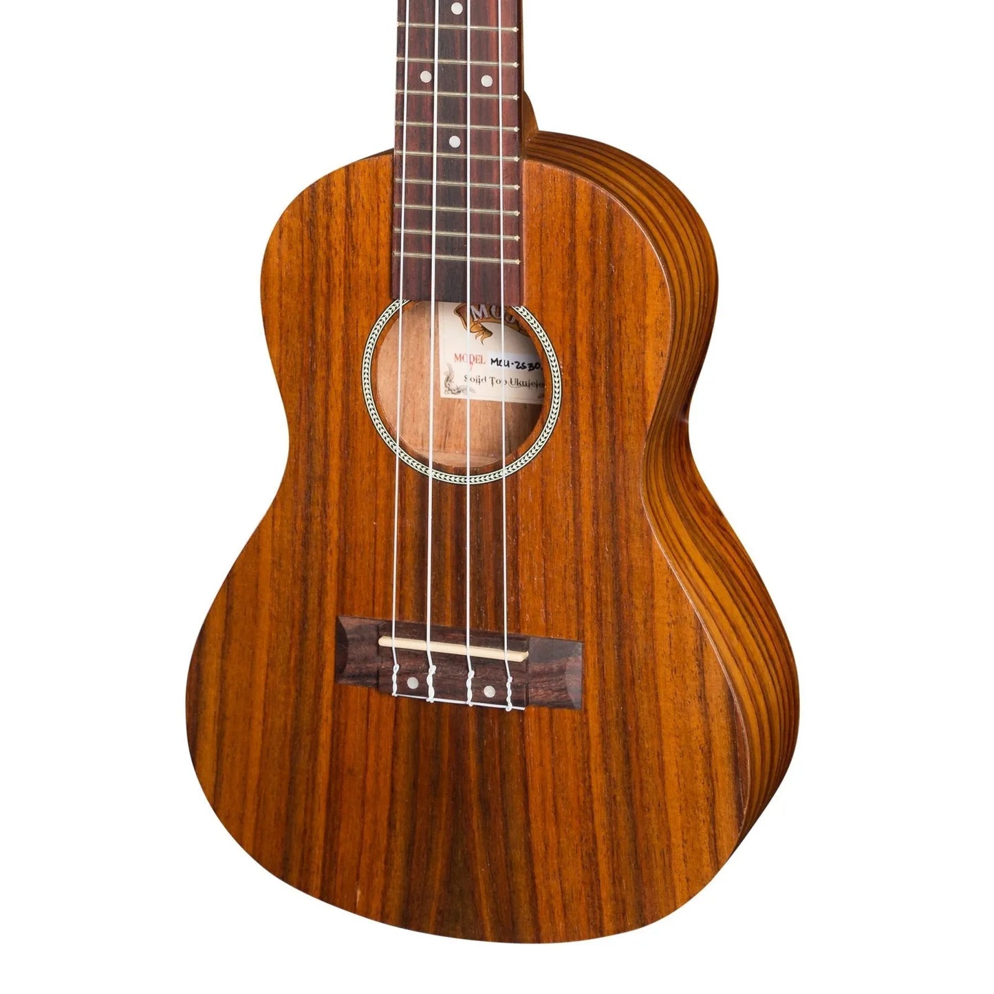 Mojo Z40 Series All Rosewood Concert Ukulele Natural Satin MCU-Z40-NST — view 4