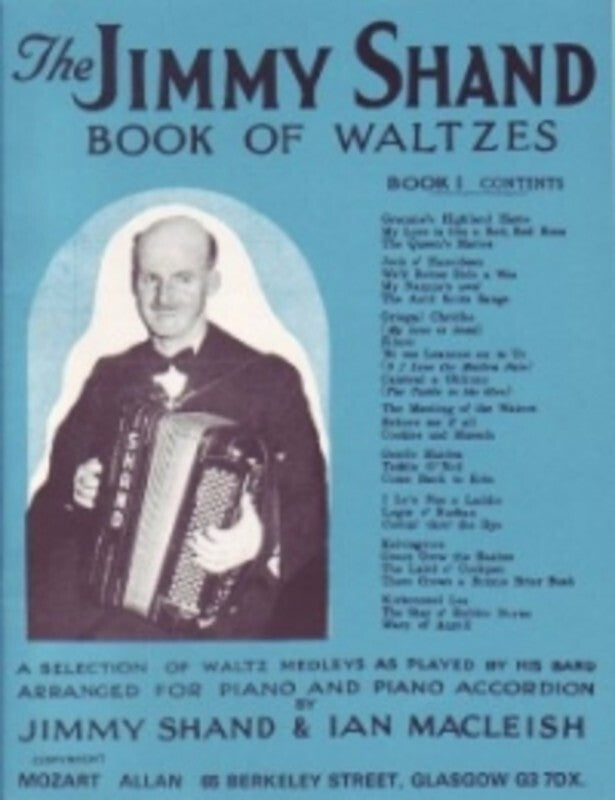 Jimmy Shand Waltzes Book 1 Accordion Book