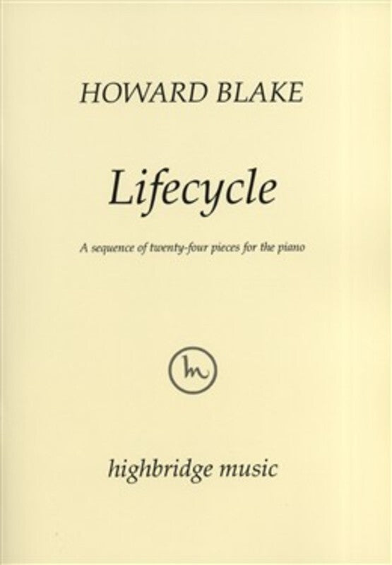 Lifecycle A Sequence Of 24 Piano Pieces Book