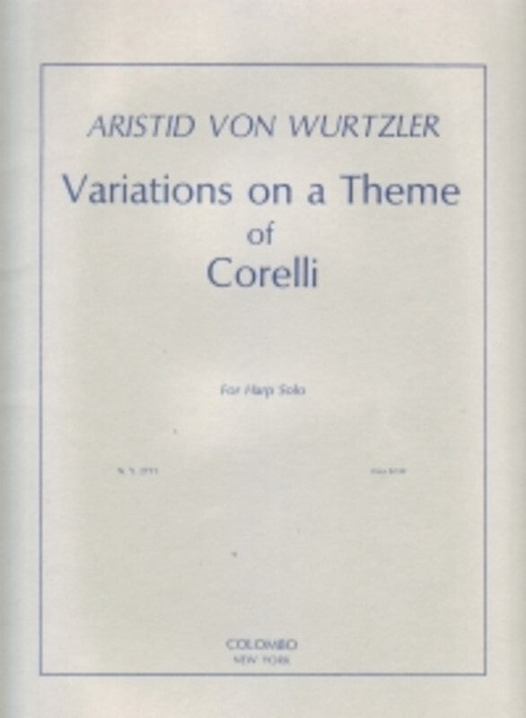 Variation On A Theme Of Corelli Harp Book