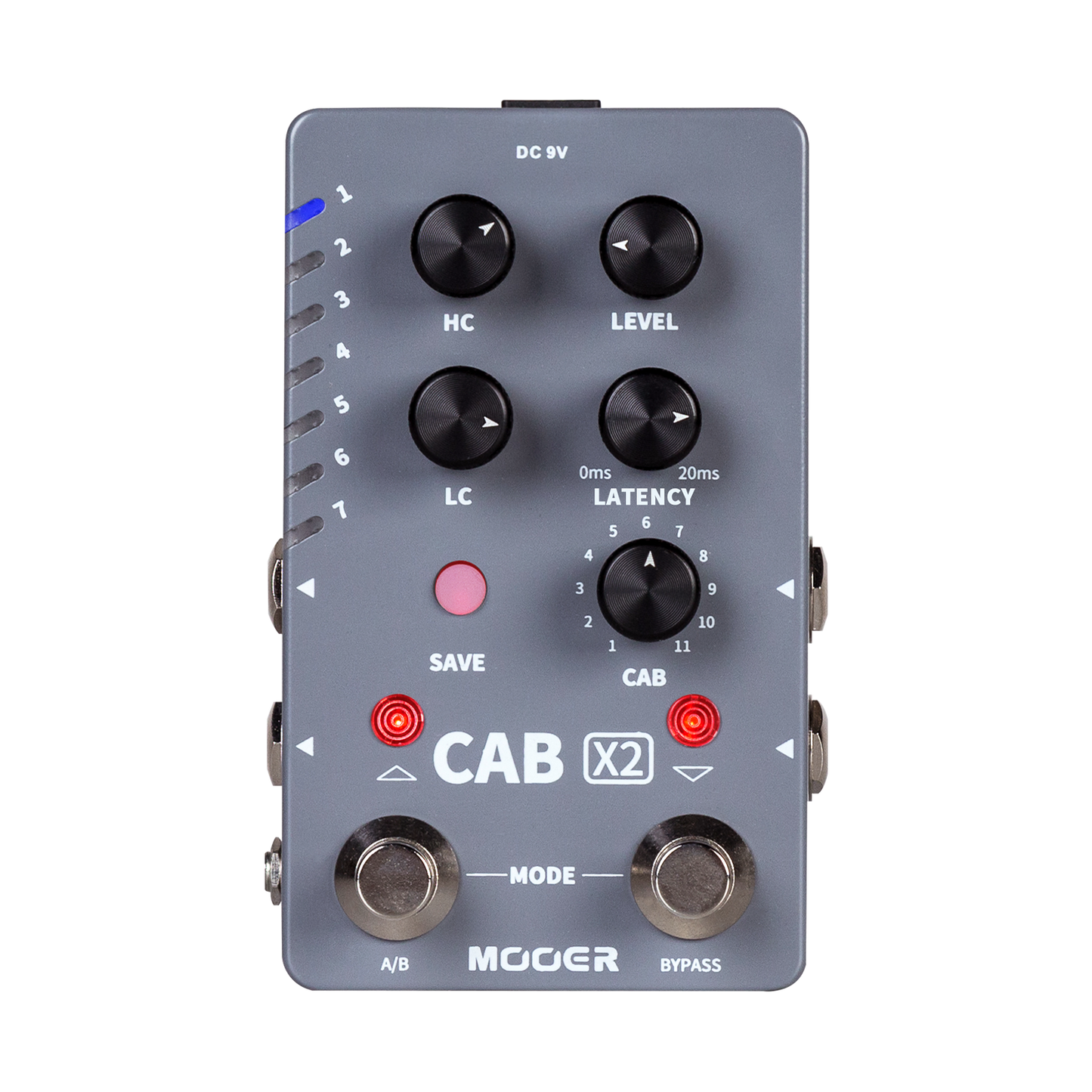 Mooer Cab X2 Dual Footswitch Cabinet Simulator Guitar Effects Pedal