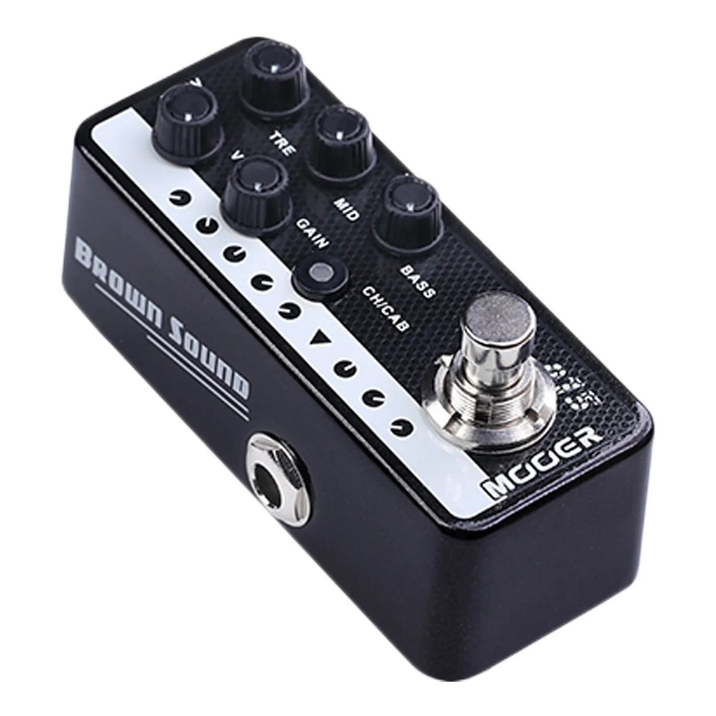 Mooer Brown Sound 015 Digital Micro Preamp Guitar Effects Pedal with Dual Channels and Speaker Cabinet Simulation — view 2